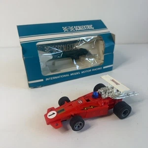 Scalextric C023 F1 Coche Scaletti-Flecha Rojo Ranura Kit Modelo Carreras - Imagen 1 de 10