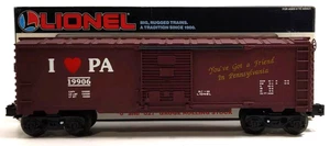 LIONEL 6-19906 I LOVE PENNSYLVANIA BOXCAR NIB/C9 # 906 - Picture 1 of 2