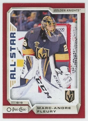 2018-19 O-PEE-CHEE Marc-Andre Fleury #7 RED BORDER - Image 1 of 2