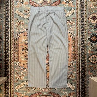 True Vintage Antique 1930s 40s Striped Pants 32x28 Great Depression Workwear - Image 1 of 4