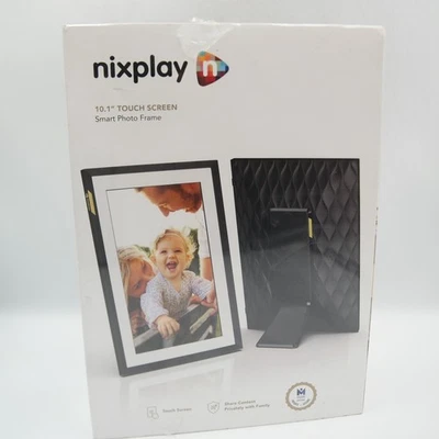 Nixplay W10P Black Classic Mat 10.1 Inch Screen Digital Photo Frame. - Image 1 of 4