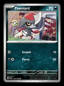 Pokemon TCG: Scarlet & Violet (Base Set) - Pawniard - 132/198 - Picture 1 of 2