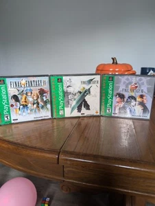 Final Fantasy PS1 Lot, VII VIII IX PlayStation 1 Greatest Hits Bundle - Picture 1 of 9