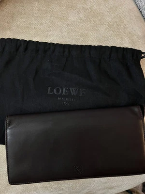 Длинный бумажник Loewe с анаграммой коричневый - Изображение 1 из 4