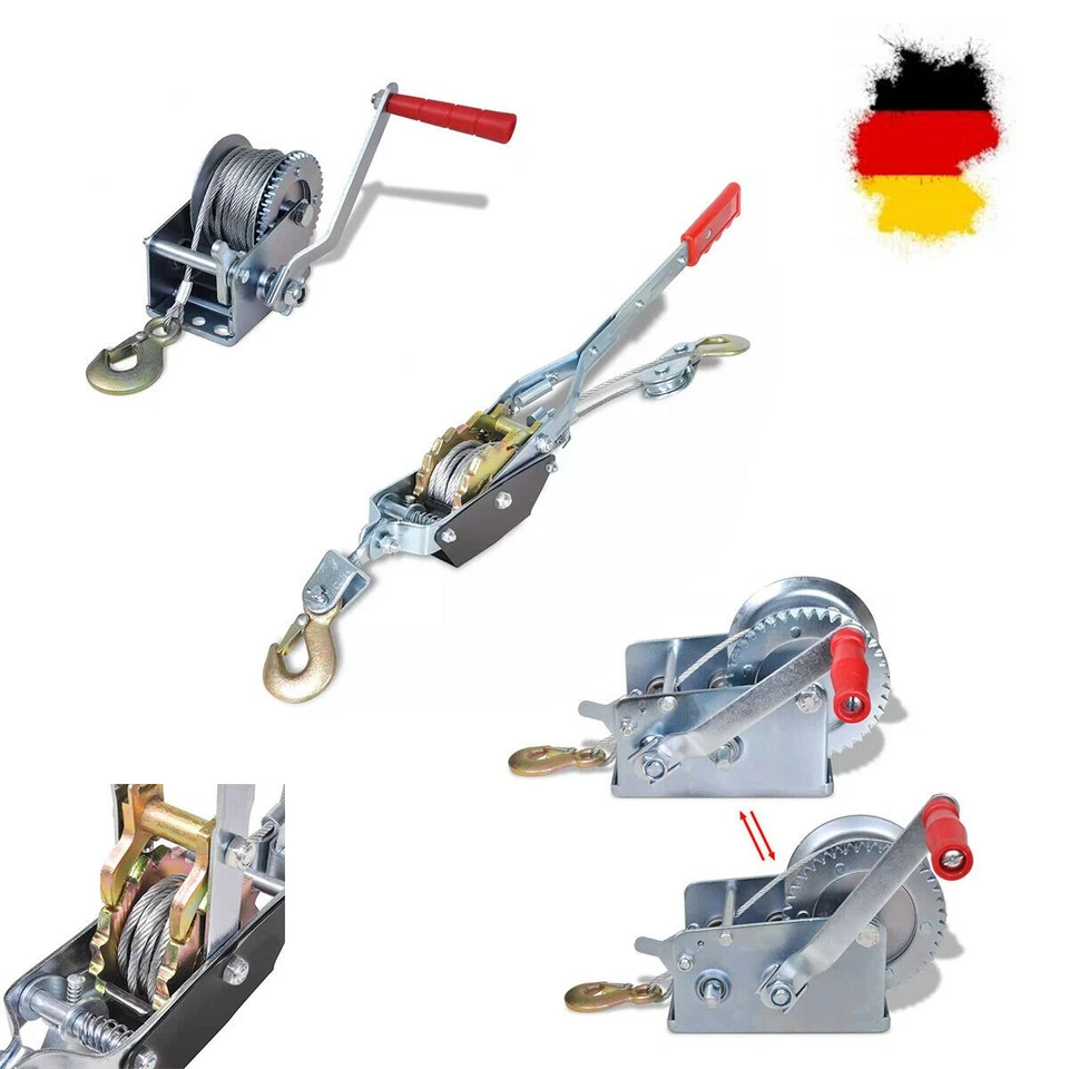 Handseilwinde Seilwinde Handwinde Bootswinde Trailer Seilwinde Winde Anhänger - Bild 1 von 1