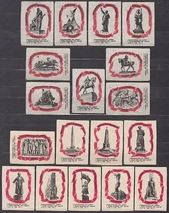 USSR 1971 Matchbox Label #71.1-18 Monument to fighters for Soviet power. - Imagen 1 de 1