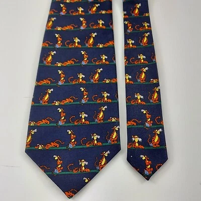 Corbata Disney con Tigger - Azul Marino - Pooh por Exquisite Apparel Foto 1 de 4