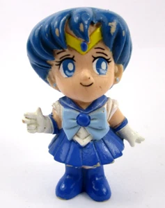 Figurine PVC Sailor Moon Sailor Mercury Bandai 1993 Vintage - Foto 1 di 2