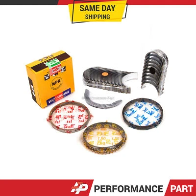 Anillos de pistón rodamientos de varilla principal aptos para 88-95 Toyota MR2 Celica Turbo 2.0 DOHC 3SGTE Foto 1 de 4