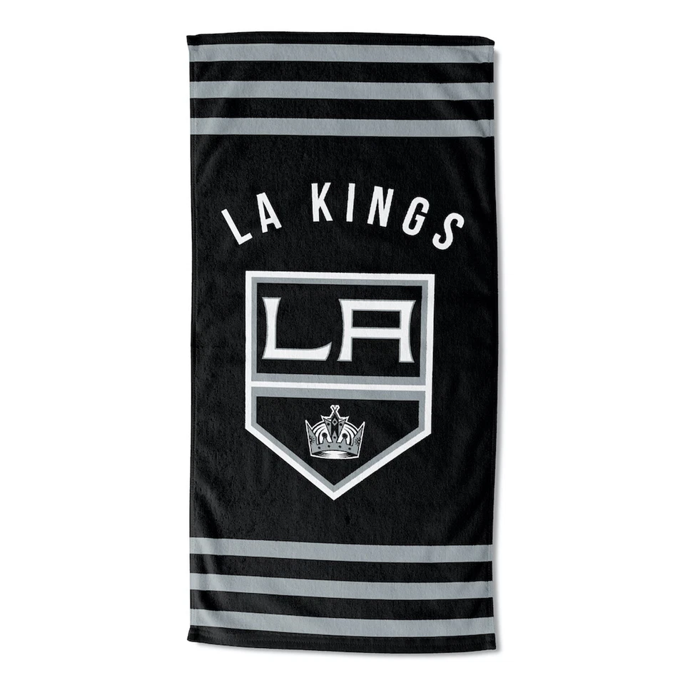 New NHL LA Kings Beach Towel Bath 30'' x 60" Licensed Los Angeles Kings - Imagem 1 de 1