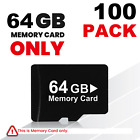 100PK Micro SD Memory Card High Speed Class10 Micro TF Card 8G 16G 32GB 64GB LOT