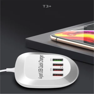 4 Ports Quick Charge USB Charger HUB Adapter Tablet Phone Charger Fast Charging - Photo 1 sur 9