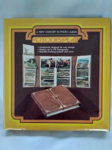 Vintage 70s Fotodisplay Photo Album Holds 250 pictures New Sealed in Box - Picture 1 of 4