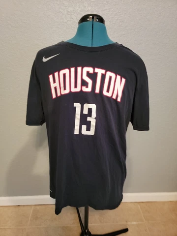 Nike Dri-Fit Houston Rockets James Harden Men's T-Shirt Sz XL Cover