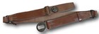 Reproduction Boy Scout Uniform Leather Belt With 2 Part Buckle & Split Rings