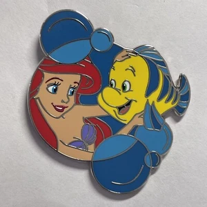 Disney Pin Ariel And Flounder Bubbles Starter Series The Little Mermaid 2024 - Picture 1 of 1