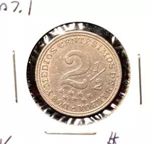 Panama 1907 2 1/2 centesimos KM 7.1 XF - Picture 1 of 2