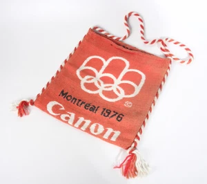 CANON PROMOTIONAL CLOTH BAG FOR 1976 MONTREAL OLYMPICS/218467 - Picture 1 of 2