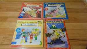Lot of 4 The Magic School Bus Reader Books Science Classroom Homeschool Teacher - Picture 1 of 3