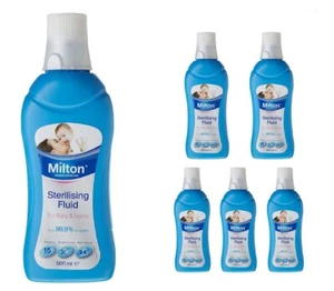 Milton Sterilising Fluid 500ml x 6 - Picture 1 of 8