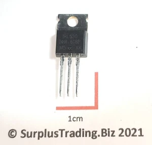 IR IRL530 N-channel MOSFET Transistor 17A 100V, 3-Pin TO-220AB - Picture 1 of 1