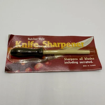 Butcher Style Knife Sharpener New Old Stock Sharpens All Blades - Image 1 of 4