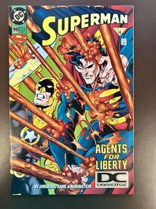 SUPERMAN # 99 DC COMICS 1995 DC UNIVERSO LOGOTIPO VARIANTE AGENTE LIBERTAD APARECE - Imagen 1 de 3