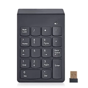 USB Numeric Keypad Wireless Number Pad 18 Keys Mini Digital Keyboard for iMac... - Picture 1 of 3