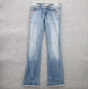 Flying Monkey Jeans Womens Size 7 Bootcut Blue Denim Cotton Blend Made In USA - Picture 1 of 12