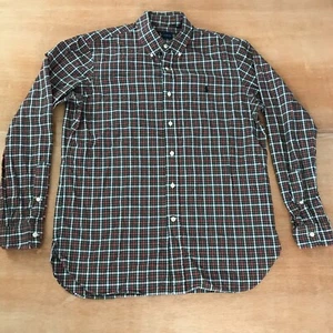 Ralph Lauren Dress Shirt Men 15.5 39 Red Plaid Button Down Collar Long Sleeve - Picture 1 of 14