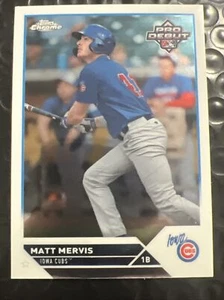 2023 Topps Pro Debut Chrome Baseball # PDC-76 Matt Mervis Cubs - Bild 1 von 2