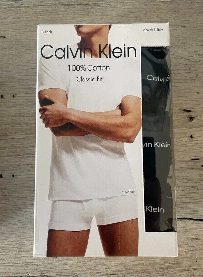 Calvin Klein T-Shirts Men's Lightweight Crew Neck Classic Undershirt 3 PACK - Image 1 of 1