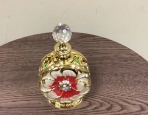 Women "Layali Rouge " floral/gold perfume bottle - Bottle Empty - Picture 1 of 3