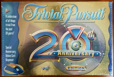 Trivial Pursuit 20th Anniversary Edition Family Board Trivia Game Sealed New - Image 1 of 3