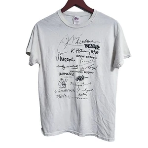 SEAN “BELCHEZ” CORT T-Shirt Artists Signatures - RARE Medium - Picture 1 of 3