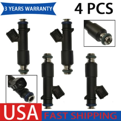 Set Of 4 Fuel Injector For 2006-2008 Suzuki Forenza Reno 2006-07 Chevrolet Optra - Image 1 of 4
