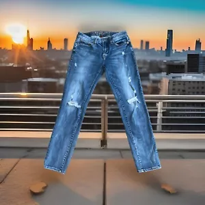 American Eagle Jeans 30x32 gerade Skinny Extreme 360 Flex mittel gewaschen Denim - Bild 1 von 10