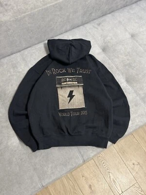 AC/DC Rock Tour 2015 Vintage Retro Style Zip Hoodie Size S Music Band USA - Image 1 of 4