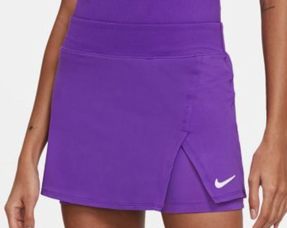 Nike Women's Court Victory Dri-fit Tennis Purple Skort Skirt Size 1x Db6477