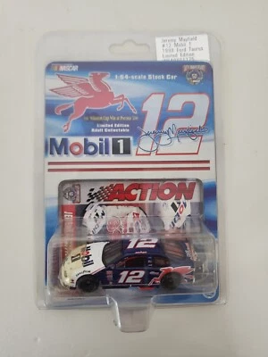 Action Jeremy Mayfield #12 Mobil 1 1998 Ford Taurus 1:64 Scale NASCAR  - Image 1 of 2