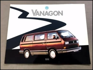 1991 VW Volkswagen Vanagon and Camper 18-page Car Sales Brochure Catalog - Picture 1 of 11