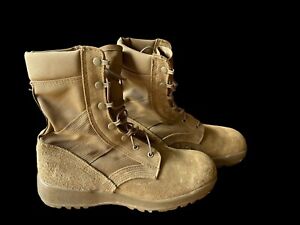 McRae Men's Desert Tan Hot Weather Army Combat Boots 9.5R