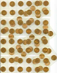 Lote de 78 centavos de Canadá 1963 sellados paquete original como nuevo UNC BU - Imagen 1 de 1