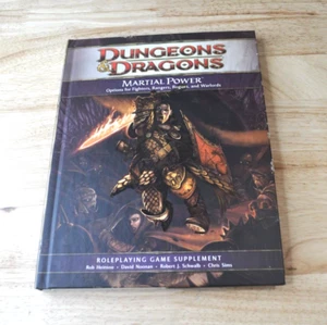 Dungeons & Dragons Martial Power Roleplaying Game Hardcover Book *Pre-Owned* - Picture 1 of 12
