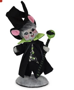 ANNALEE 2021 ""GHOSTLY WARLOCK MOUSE"" Decoración de Halloween 6" #310821 Nuevo con etiquetas - Imagen 1 de 1
