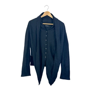 Annette Görtz asymmetric wool metal and cashmere cardigan size S - Picture 1 of 7