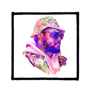 Square Printed Patch - Schoolboy Q Colourful Hip Hop Sew On Badge in 3 sizes - Picture 1 of 1