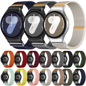 Correa de muñeca de nailon de ajuste rápido para reloj Samsung Galaxy 7 FE 4 5 6 Classic Pro - Imagen 1 de 114
