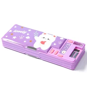 Pop Up Multifunction Pencil Case, Cute Cartoon Pen Box Organizer Stationery w... - Picture 1 of 6