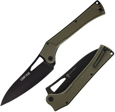 Ontario Camp Plus EDC Folding Knife 5½ Stainless Blade Glass Filled Nylon Handle - Image 1 of 3